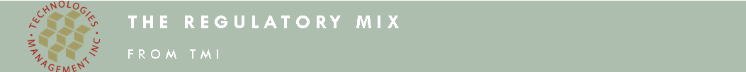 The Regulatory Mix The Regulatory Mix